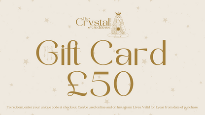 The Crystal Goddess UK Gift Card