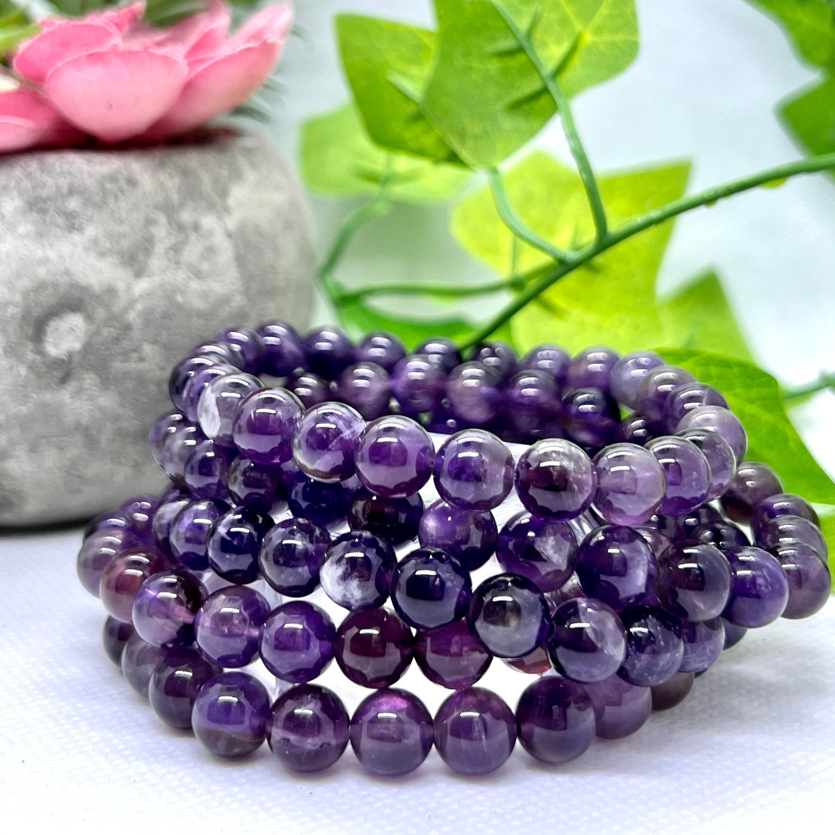 Amazon.com: Gem Stone King 925 Sterling Silver Purple Amethyst Women Tennis  Bracelet (2.52 Cttw, Gemstone Birthstone, Fully Adjustable Up to 9 Inch):  Clothing, Shoes & Jewelry